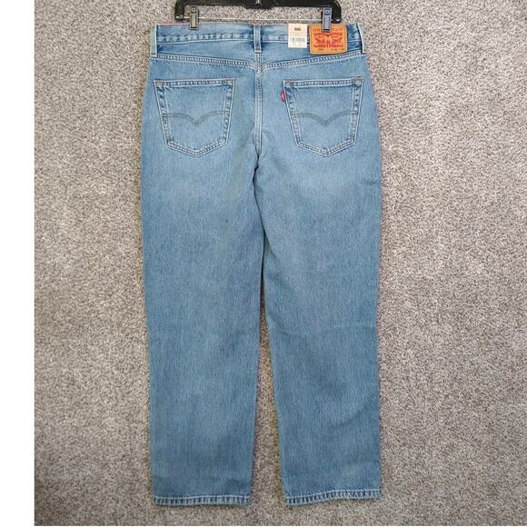 NWT Levi's 550 Relaxed Fit Distressed Men's Jeans 35 x 32 - Picture 2 of 12